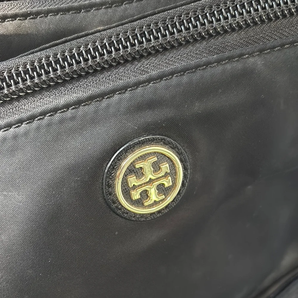 Tory Burch Black Diaper Tote Bag